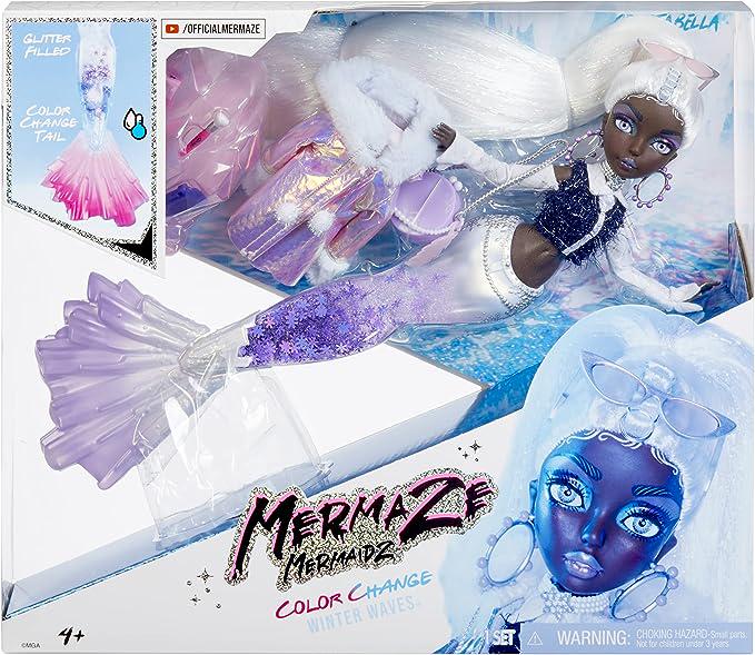 Кукла Mermaze Mermaidz Color Change Winter Waves Crystabella (50RFJTNG)