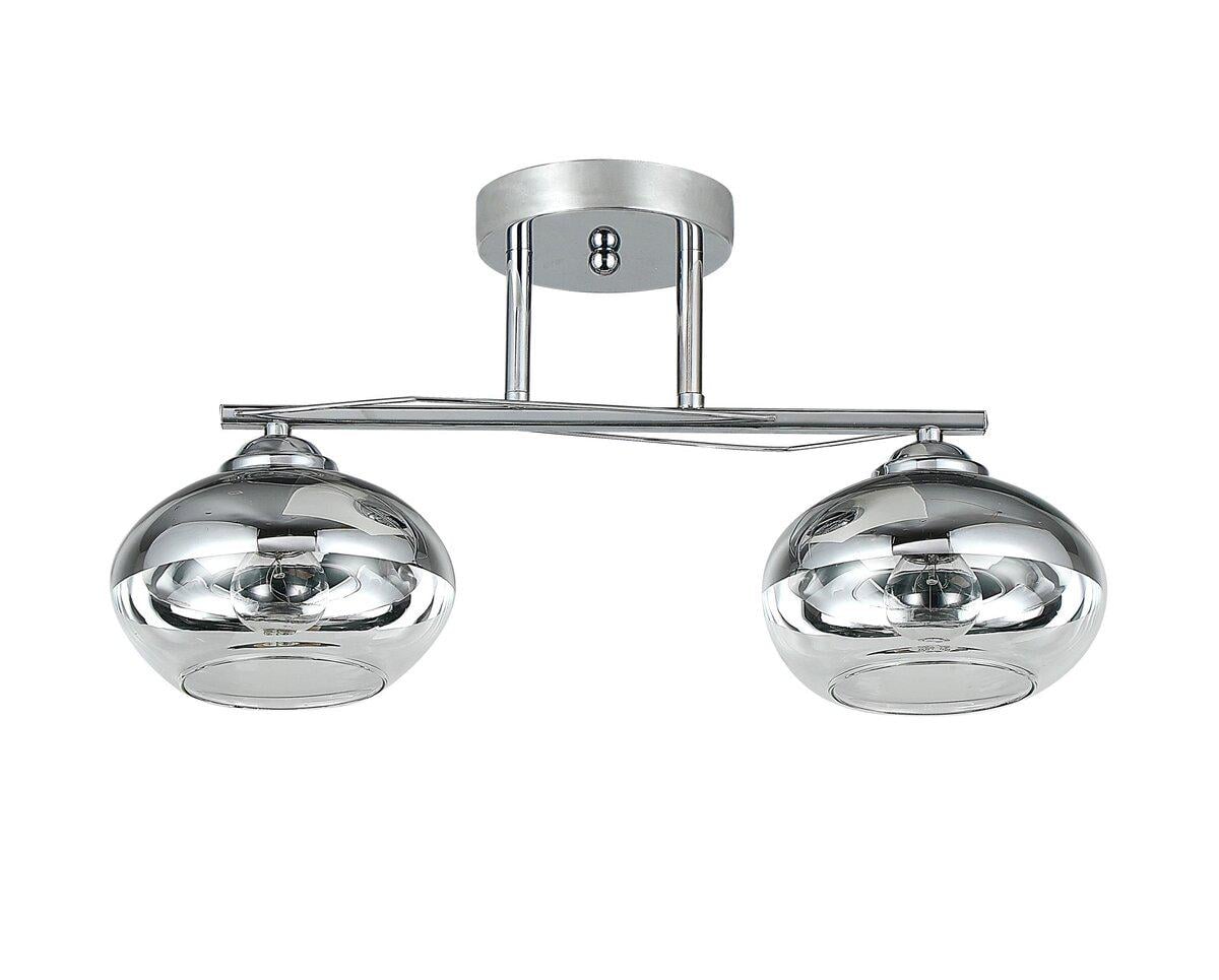 Люстра потолочная Light House SRS-20668/2 зеркальные плафоны с прозрачным Хром Люстра потолочная Light House SRS-20668/2 зеркальные плафоны с прозрачным Хром