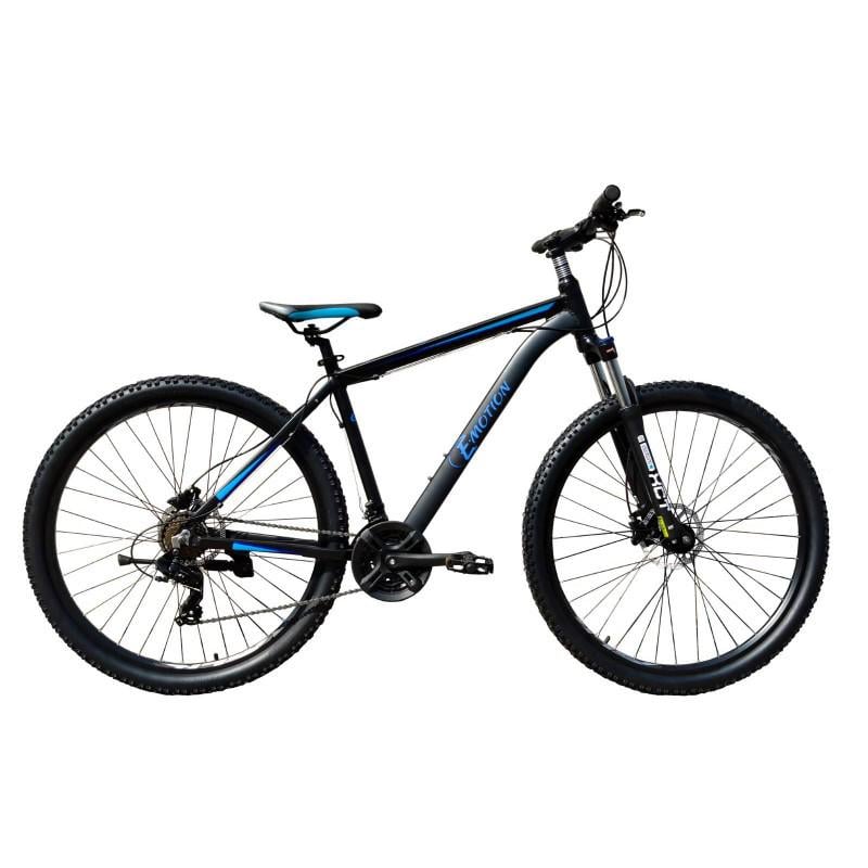 Велосипед горный E-motion MTB GT алюминиевая рама 29"/19" Черно-синий (GEMMTB29GT19BBM)