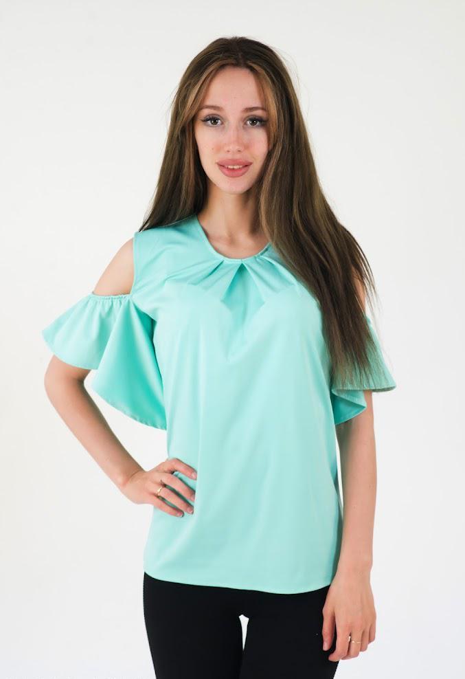 Блузка женская Podium Angela 21332-MINT XL Ментоловый