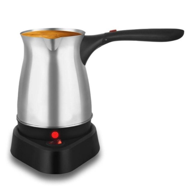 Электрическая турка Domotec MS-127 500 мл Черный с серебристым (9855) - фото 2