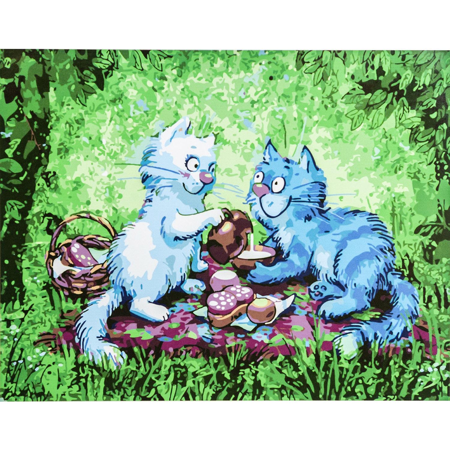 Картина по номерам Strateg Романтика на лужайке 30x40 см (SS-3686)