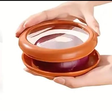 Харчовий контейнер для зберігання фруктів та овочів 12,5х2,5 см Коричневий (2543702559) - фото 7