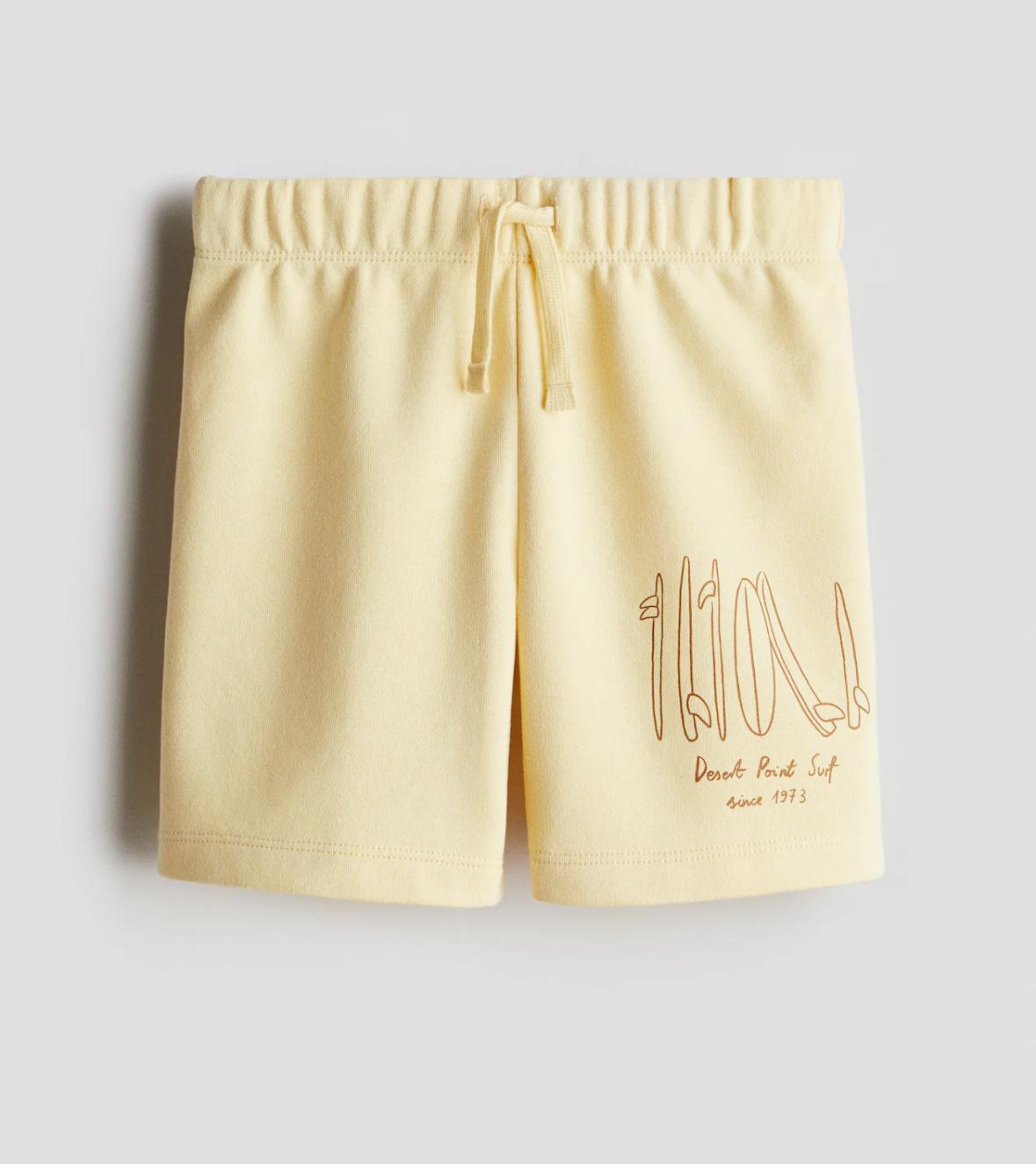 Шорты детские H&M 140 см Желтый (5145)