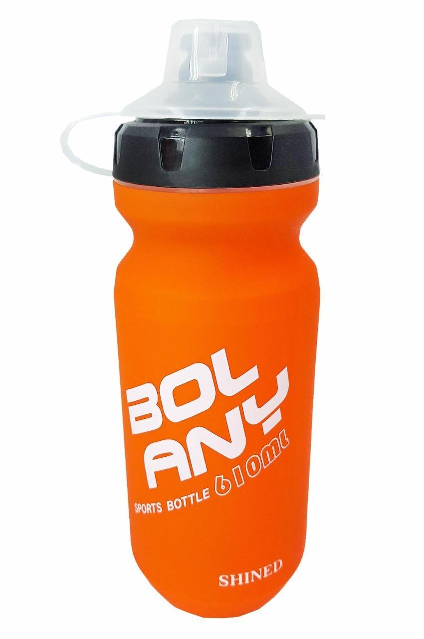 Фляга велосипедна BOLANY FM432 610 мл Жовтогарячий матовий (G0001625)