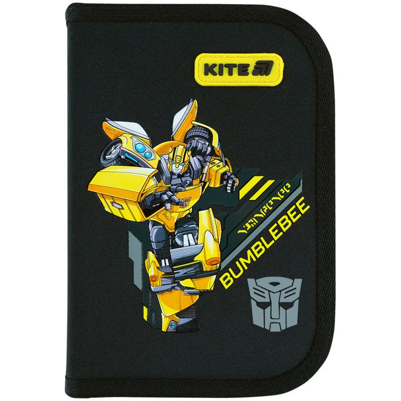 Пенал шкільний без наповнення KITE Transformers 1 відділення/2 відвороти (TF26-622)