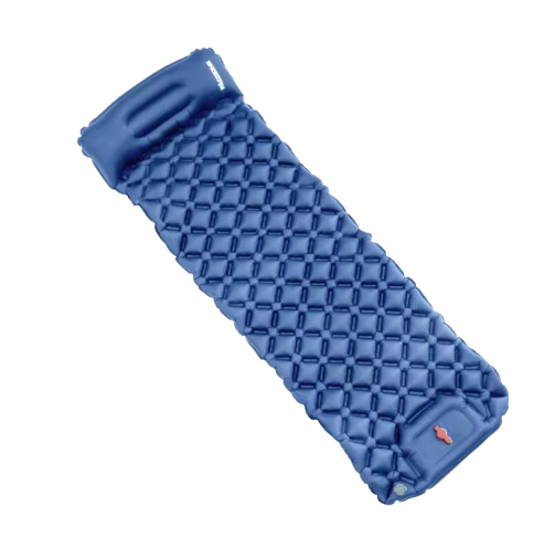 Килимок надувний PACOONE з подушкою та вбудованим насосом Темно-синій (td7-mvf-736) Килимок надувний PACOONE з подушкою та вбудованим насосом Темно-синій (td7-mvf-736)