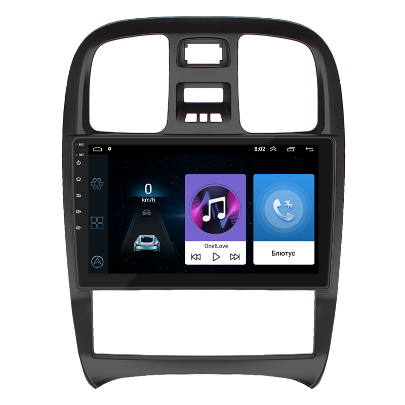 Штатная магнитола Lesko для Hyundai Sonata 2001-2013 9" 1+16 Wi-Fi Optima