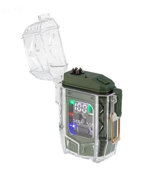 Фонарь ручной Multifunctional D48-1-COB с зажигалкой Зеленый (00000010603)