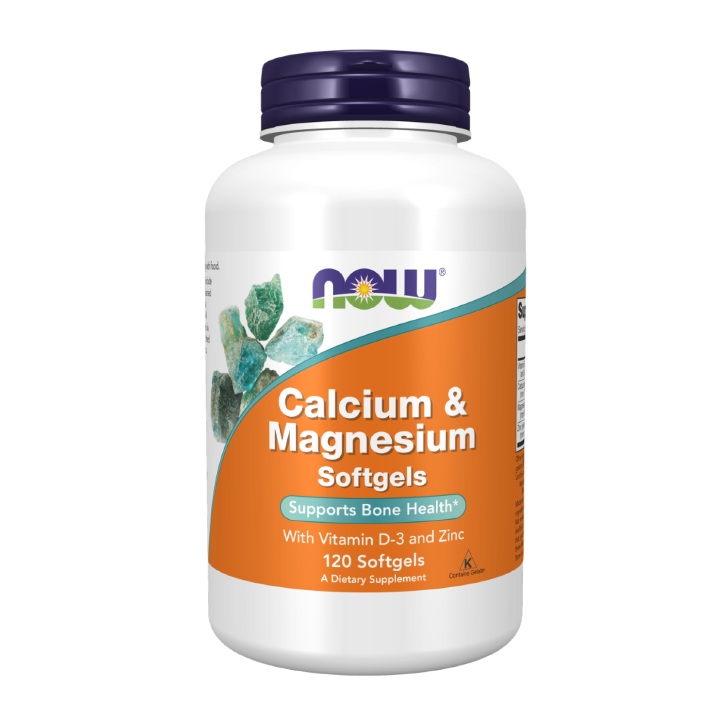 Now Calcium and Magnesium Кальций и магний с витамином D 120 капсул