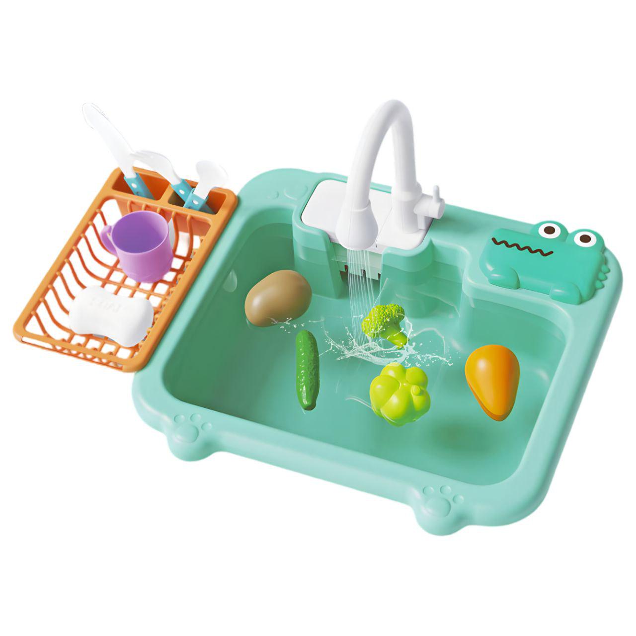 Детская кухня Limo Toy 46x31,5x31 см с посудой/продуктами и эффектом воды Бирюзовый - фото 1 Детская кухня Limo Toy 46x31,5x31 см с посудой/продуктами и эффектом воды Бирюзовый - фото 1