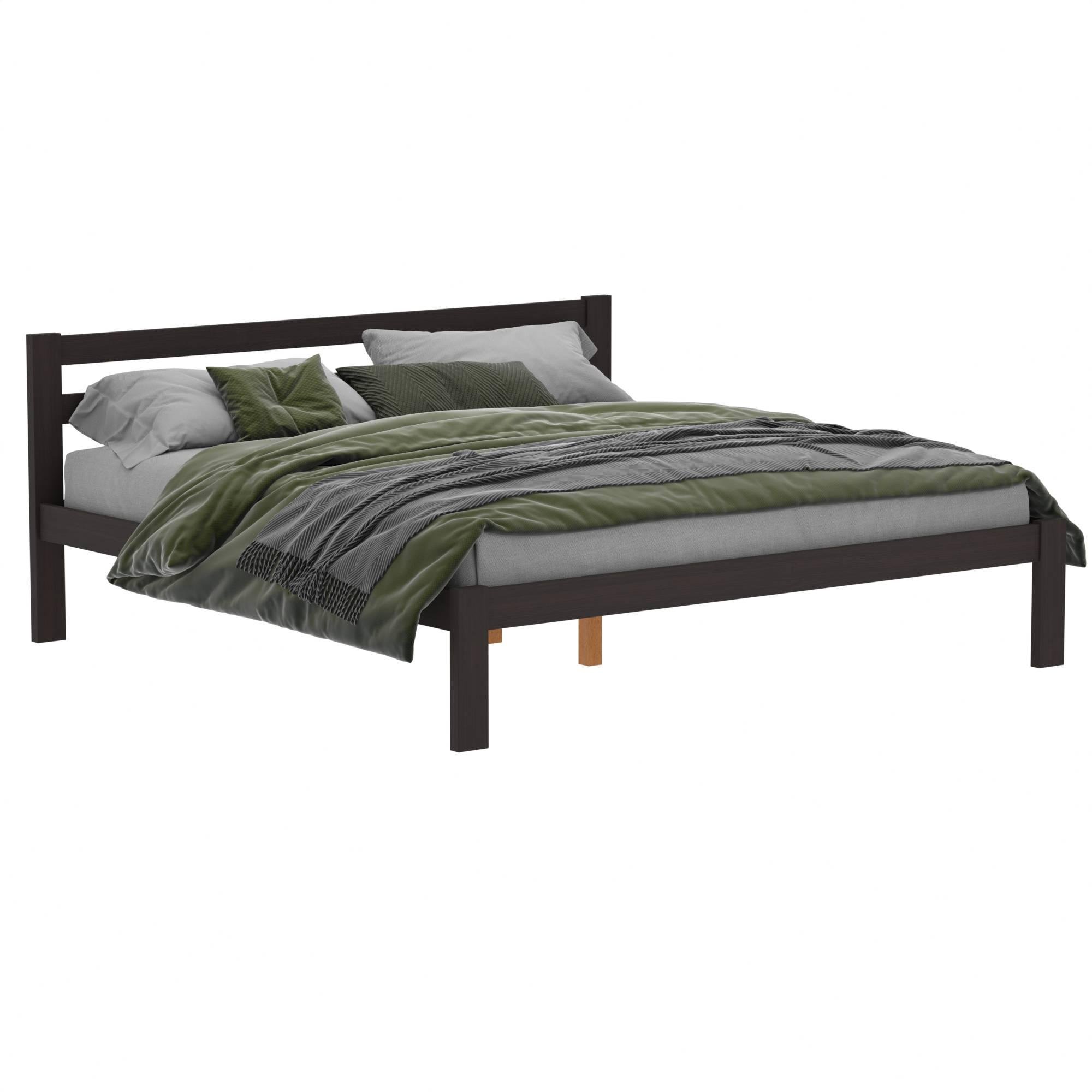 Ліжко дерево Класик двоспальне 180х190 см Венге (380291) - фото 1