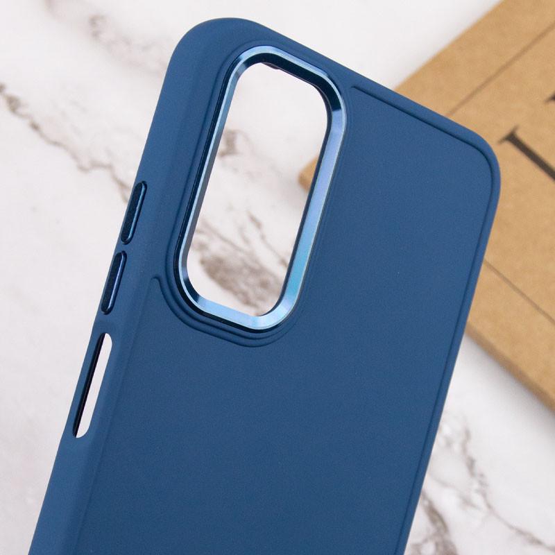 Протиударний TPU чохол Bonbon Metal Style для Samsung Galaxy A05s Синій / Denim Blue - фото 5