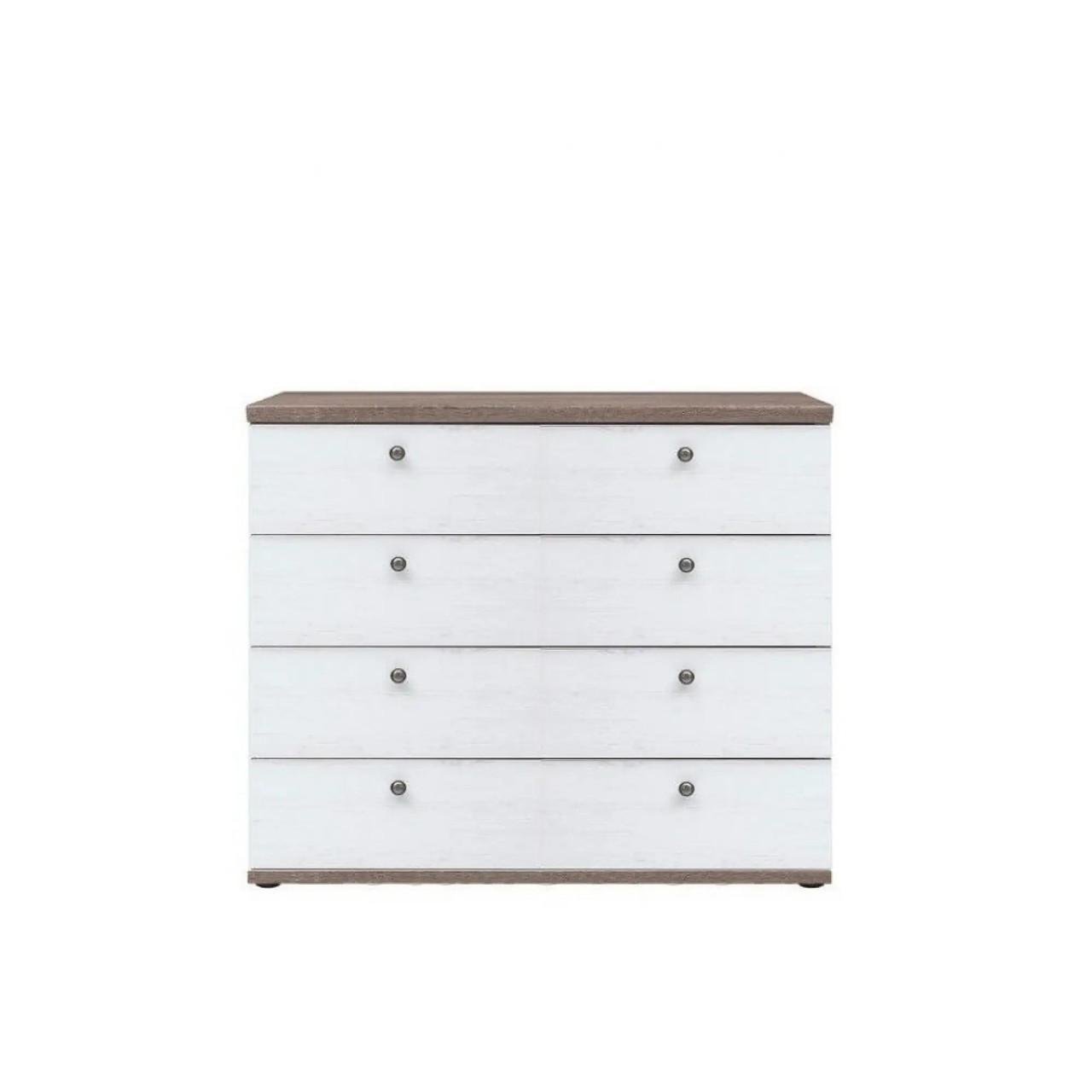 Комод в спальню Гербор Тина KOM4S Сосна каньон/Дуб сонома трюфель (GRB-1164)