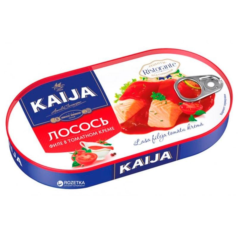 Филе лосося Kaija Лосось в томате 170 г - фото 1