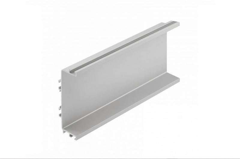 Профиль ручка VELLO горизонтальный с пазом под LED 5 мм тип C 4100 мм Алюминий