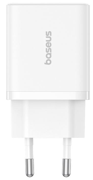 Зарядний пристрій BASEUS Cube Fast Charger C+U 30W EU Moon White - фото 2