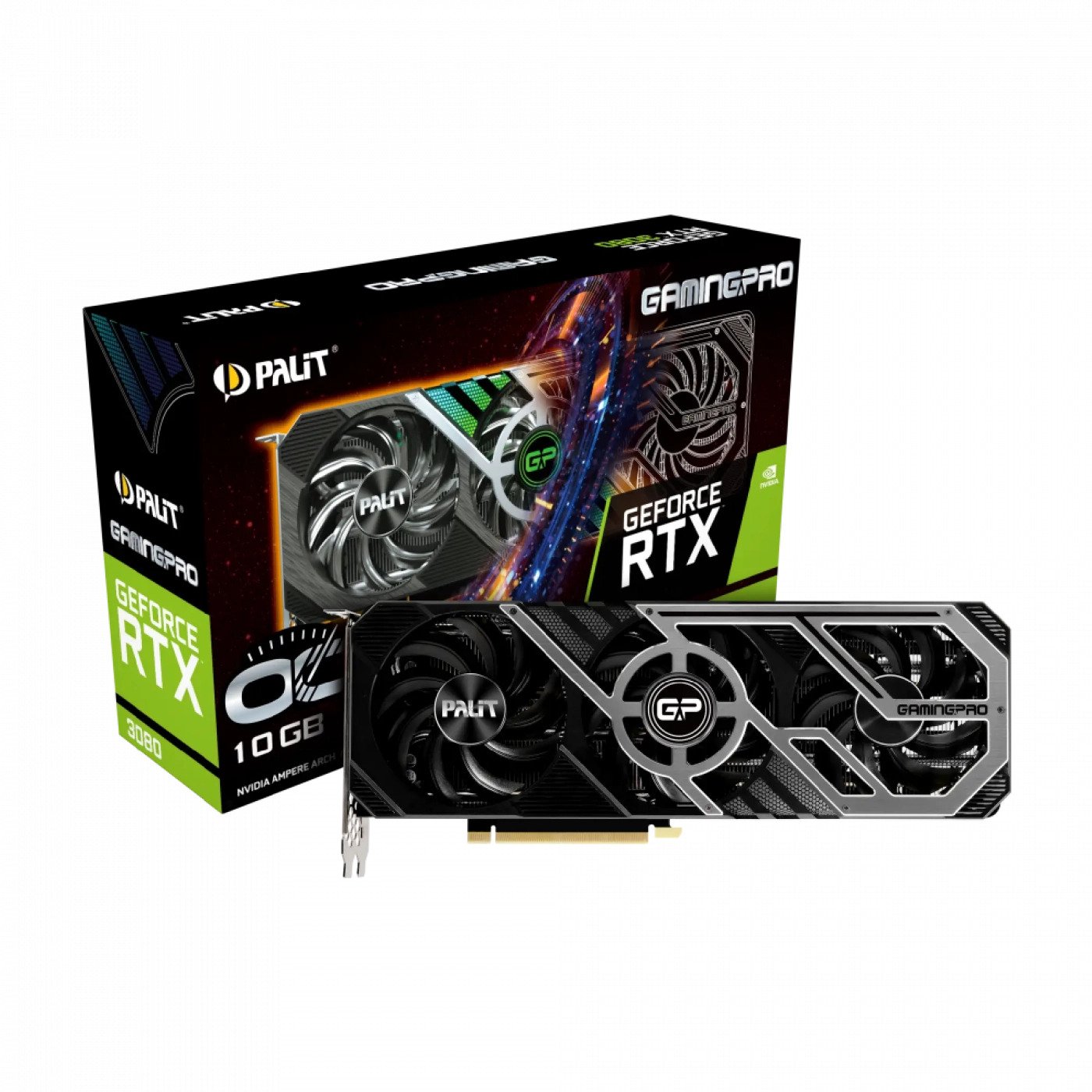 Відеокарта Palit GeForce RTX 3080 GamingPro (1053)