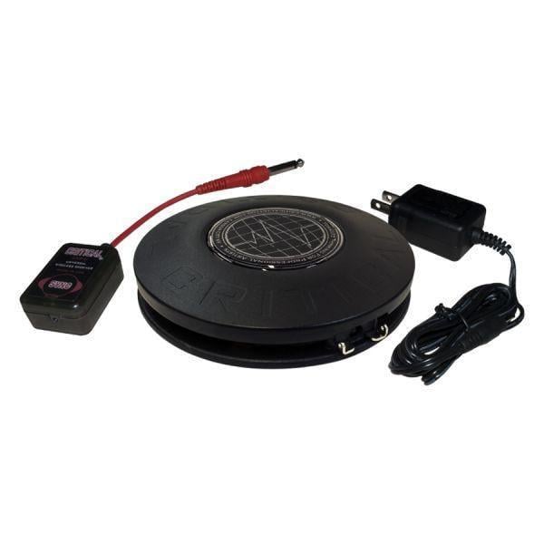 Педаль для тату машинки Critical металлическая круглая беспроводная в комплекте с беспроводным адаптером.