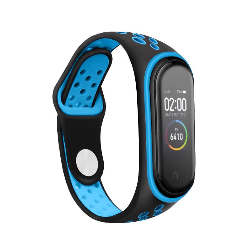Ремінець Vents Style Becover для Xiaomi Mi Smart Band 5/Mi Smart Band 6 Black/Blue (705150)