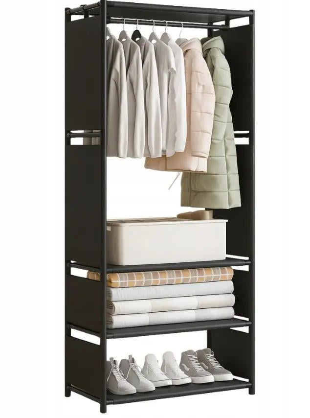 Шкаф-стеллаж тканевый +PP+16mm AND XL-1483 170х60х36 см (opt-104698)