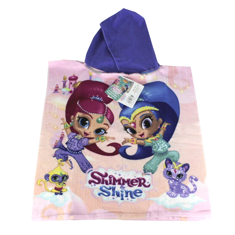 Пончо-полотенце Shimmer and Shine Kids Licensing детское 50х100 см - фото 1