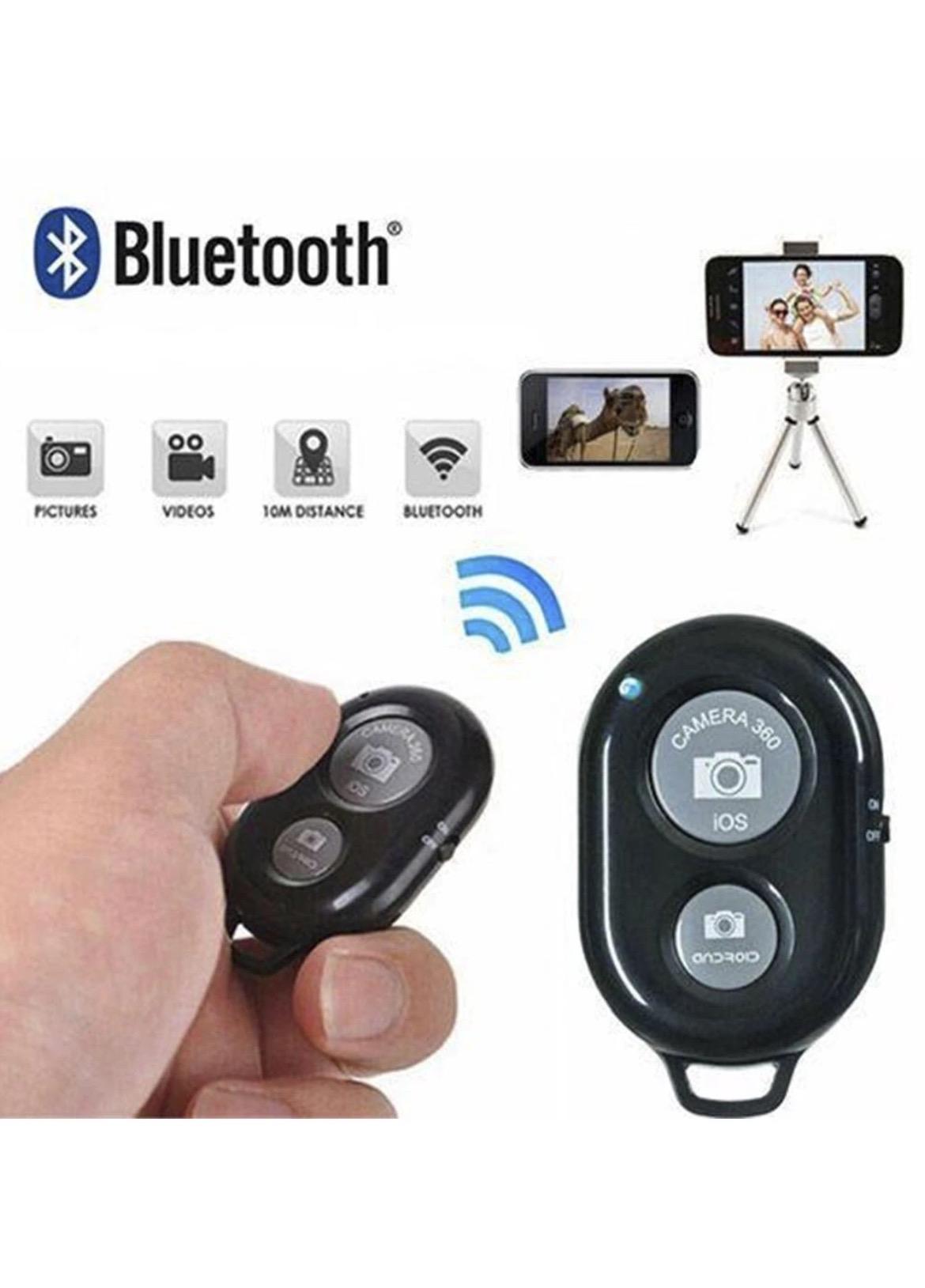 Пульт для телефона Android/iOS Xo Bluetooth кнопка для селфи Черный (762718192) - фото 3