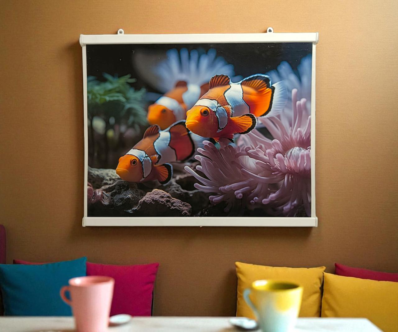 Инфракрасный обогреватель-картина Аквариум 63x50 см (wkr-10026)