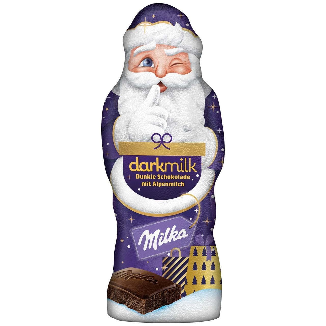 Шоколадний Санта Клаус Milka темне молоко 100 г (1717972683)