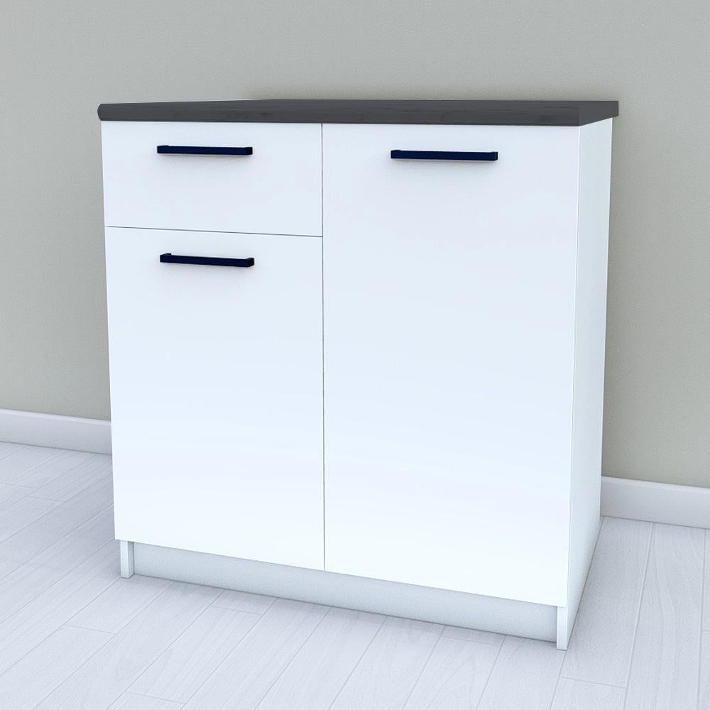 Модуль для кухни нижний без столешницы 800 мм Белый (М15)