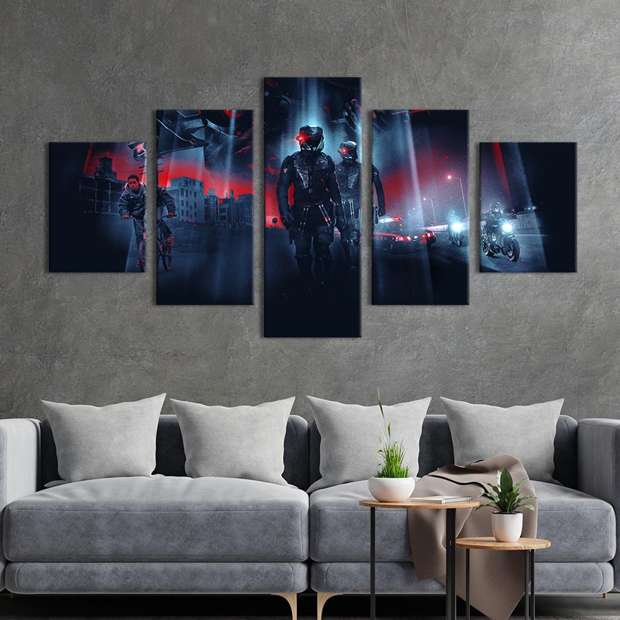 Картина на полотні Плакат фантастичного фільму родича 187x94 см (1497-52)