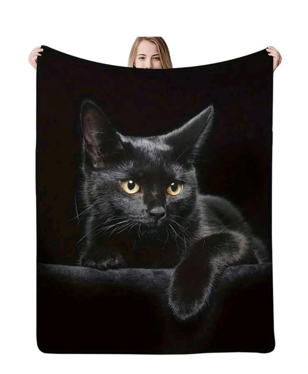 Плед-покривало New House Сat 100х150 см Чорний (26922890) - фото 3 Плед-покривало New House Сat 100х150 см Чорний (26922890) - фото 3