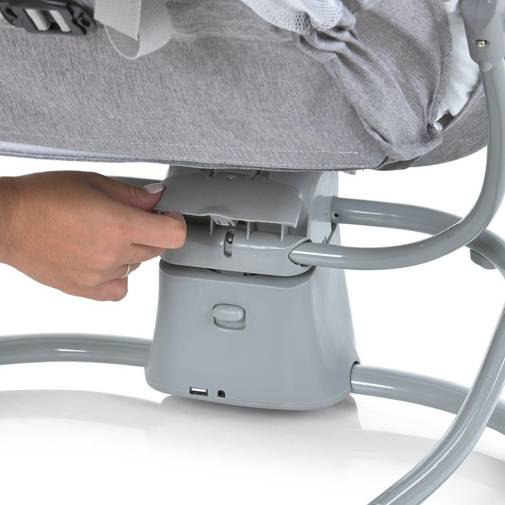 Заколисуючий центр-шезлонг 4в1 Mastela 8112 із таймером/панеллю/додатком для керування (24209784) - фото 6