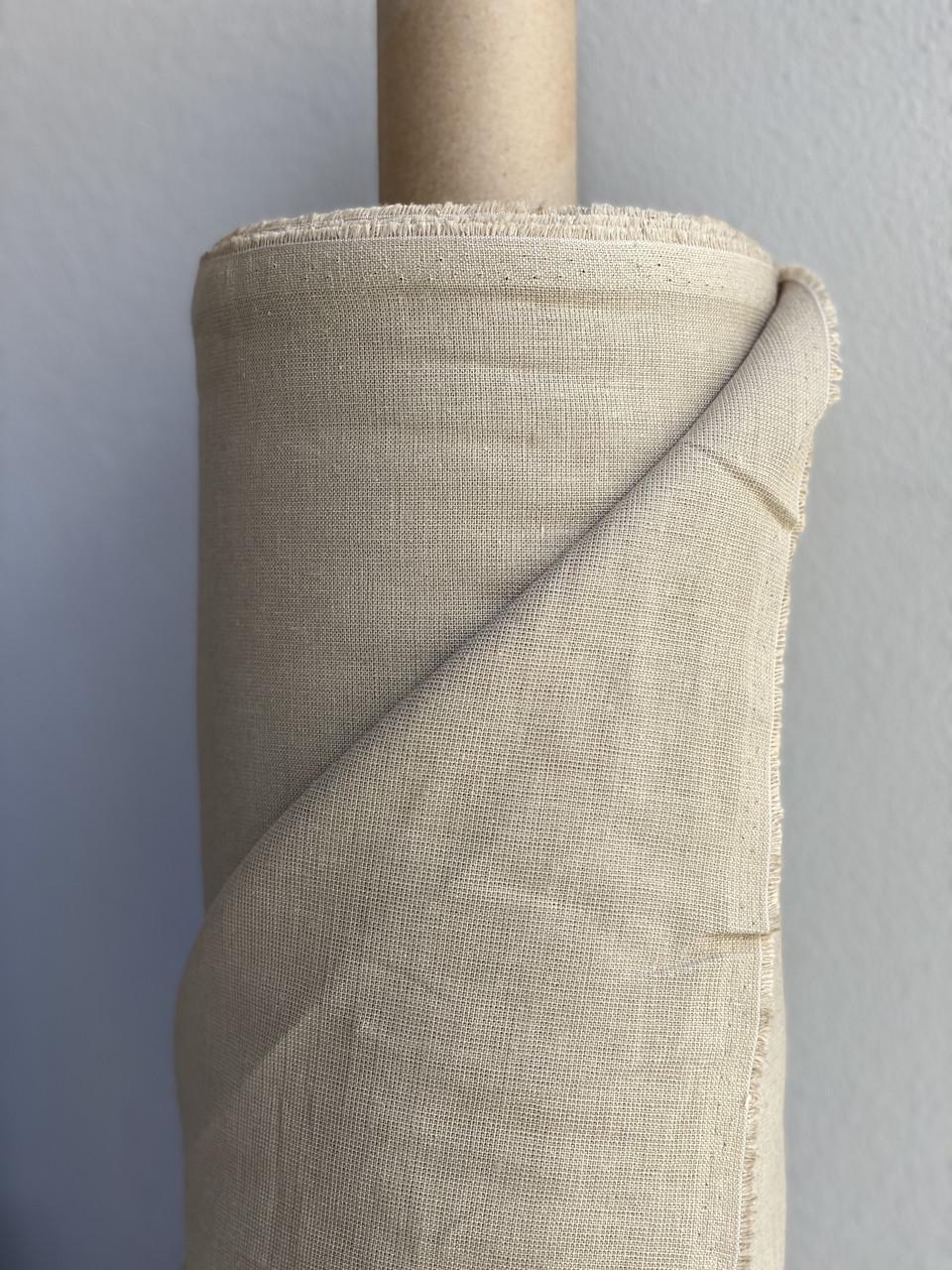 Ткань LINEN PLUS 48% льна и 52% хлопка 150 см 1/1377 Бежевый