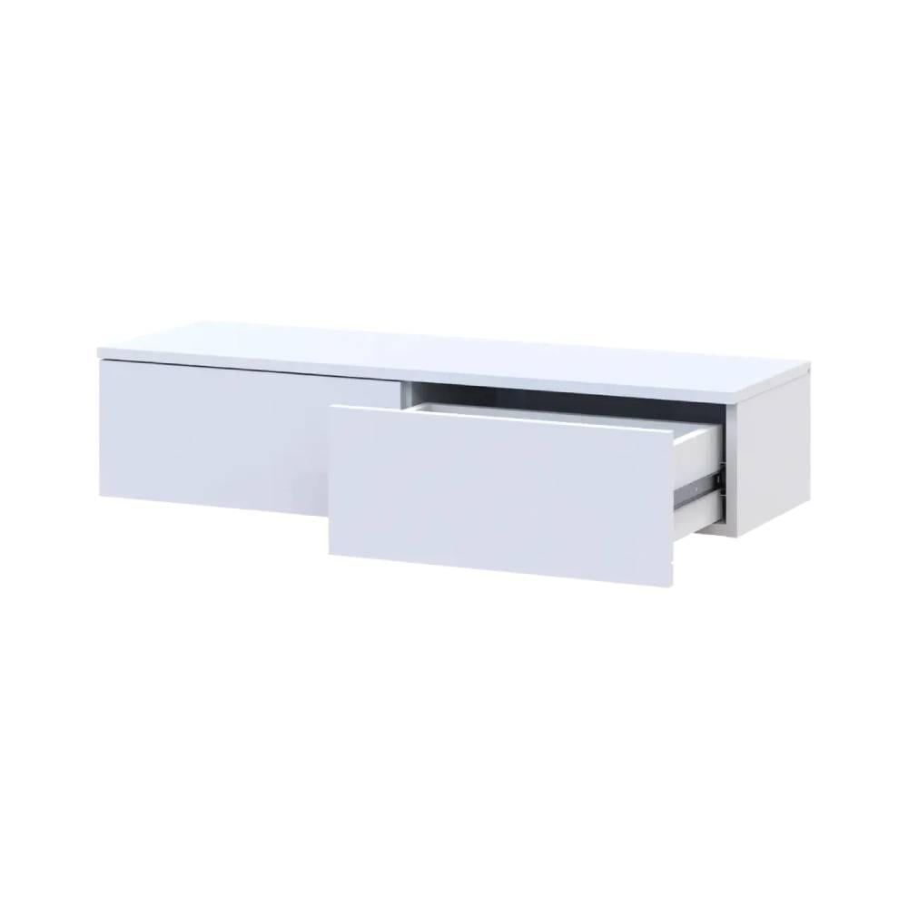 Туалетный столик Doros Левия 2Ш 100х32х22 см Белый (DRS-011633) - фото 5 Туалетный столик Doros Левия 2Ш 100х32х22 см Белый (DRS-011633) - фото 5