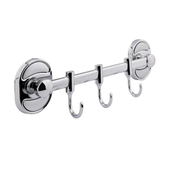 Вішалка для рушників Frap F1915-3 3 гачка Хром (mrg19858Ka) Вішалка для рушників Frap F1915-3 3 гачка Хром (mrg19858Ka)