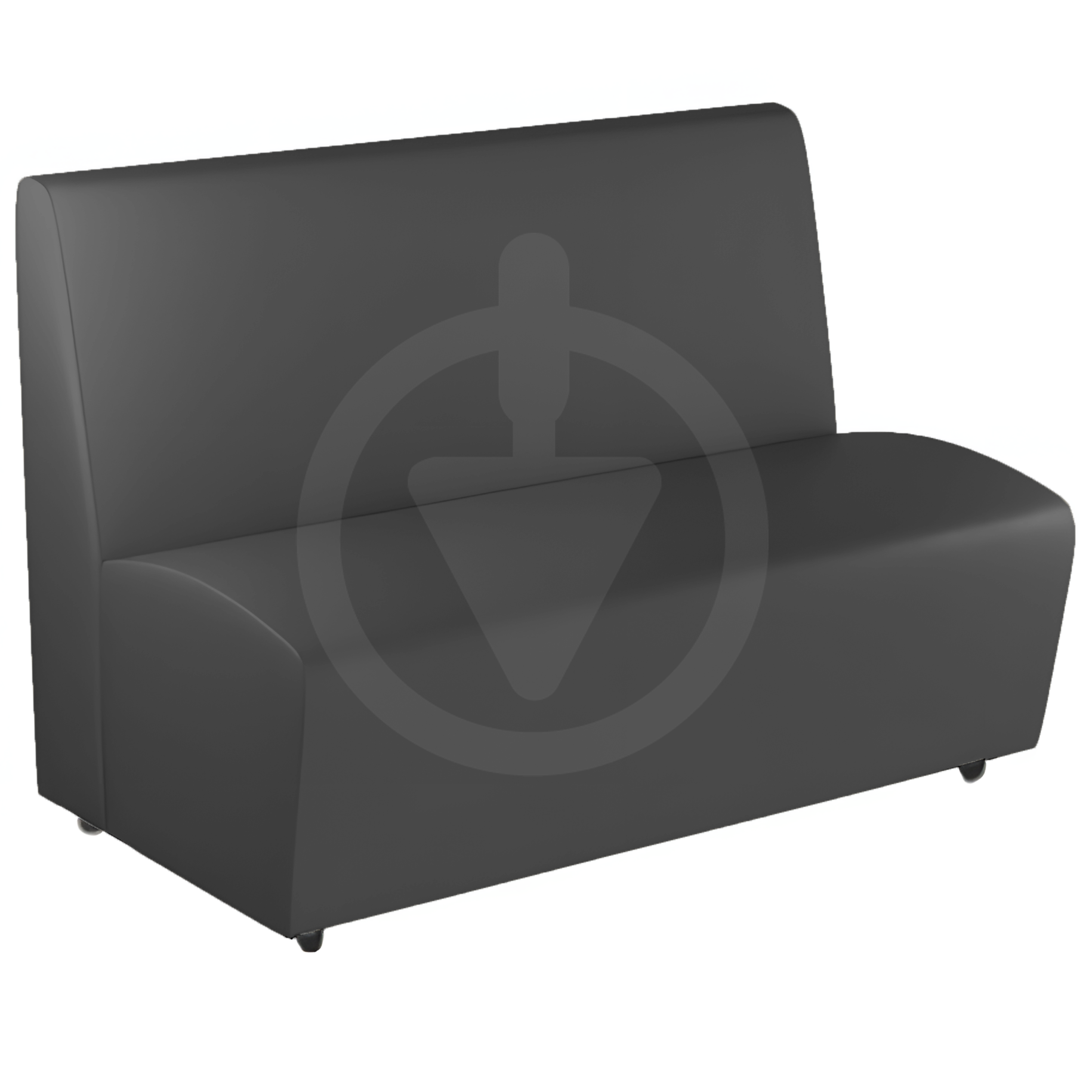 Диван офісний AVVS для очікування/прийомної 85x150 см Світло-сірий (25808447) - фото 1