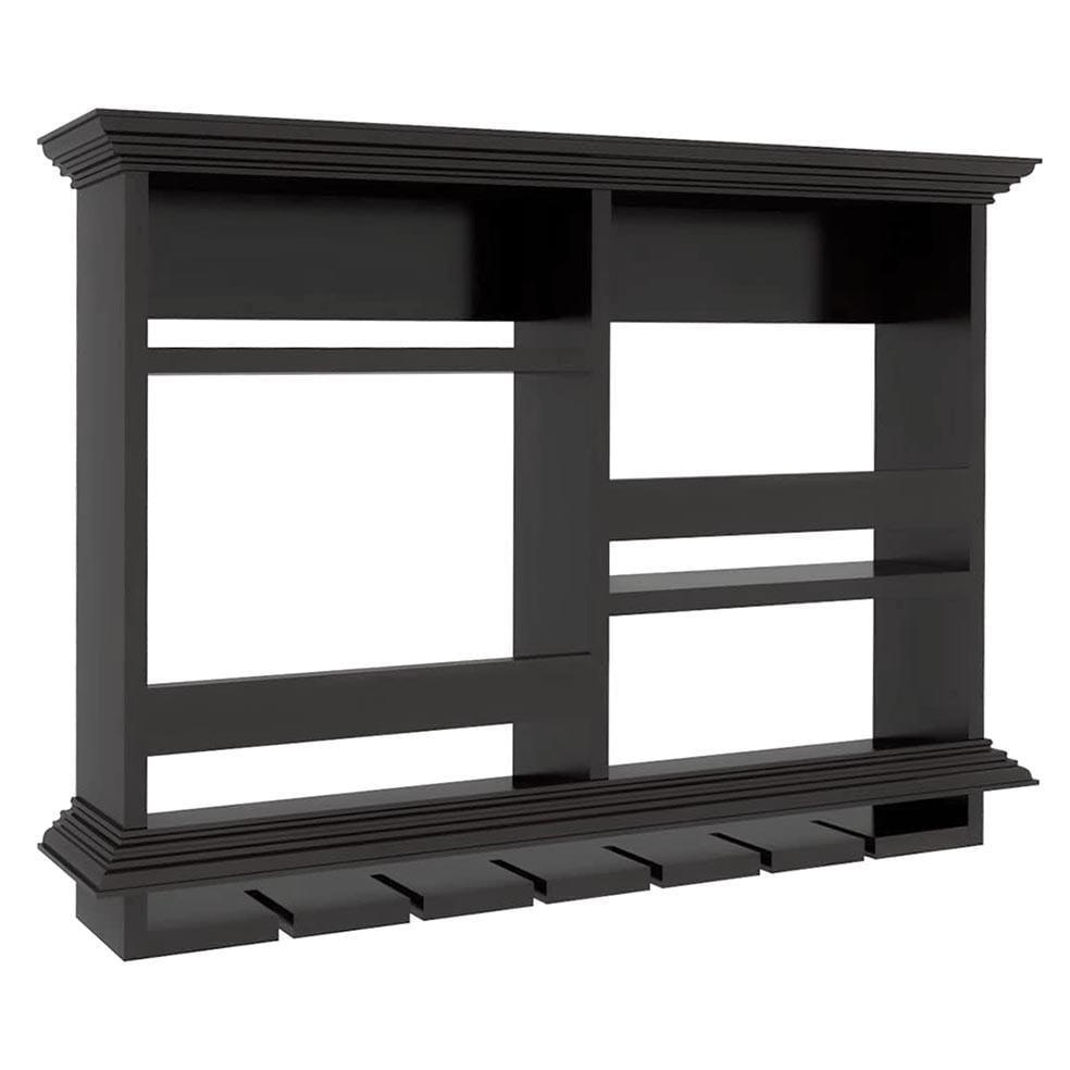 Полка для вина настенная из дерева Симохо Венге (ПНК-018712)