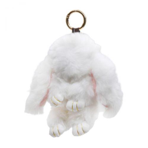Брелок меховой Зайчик White (147654)