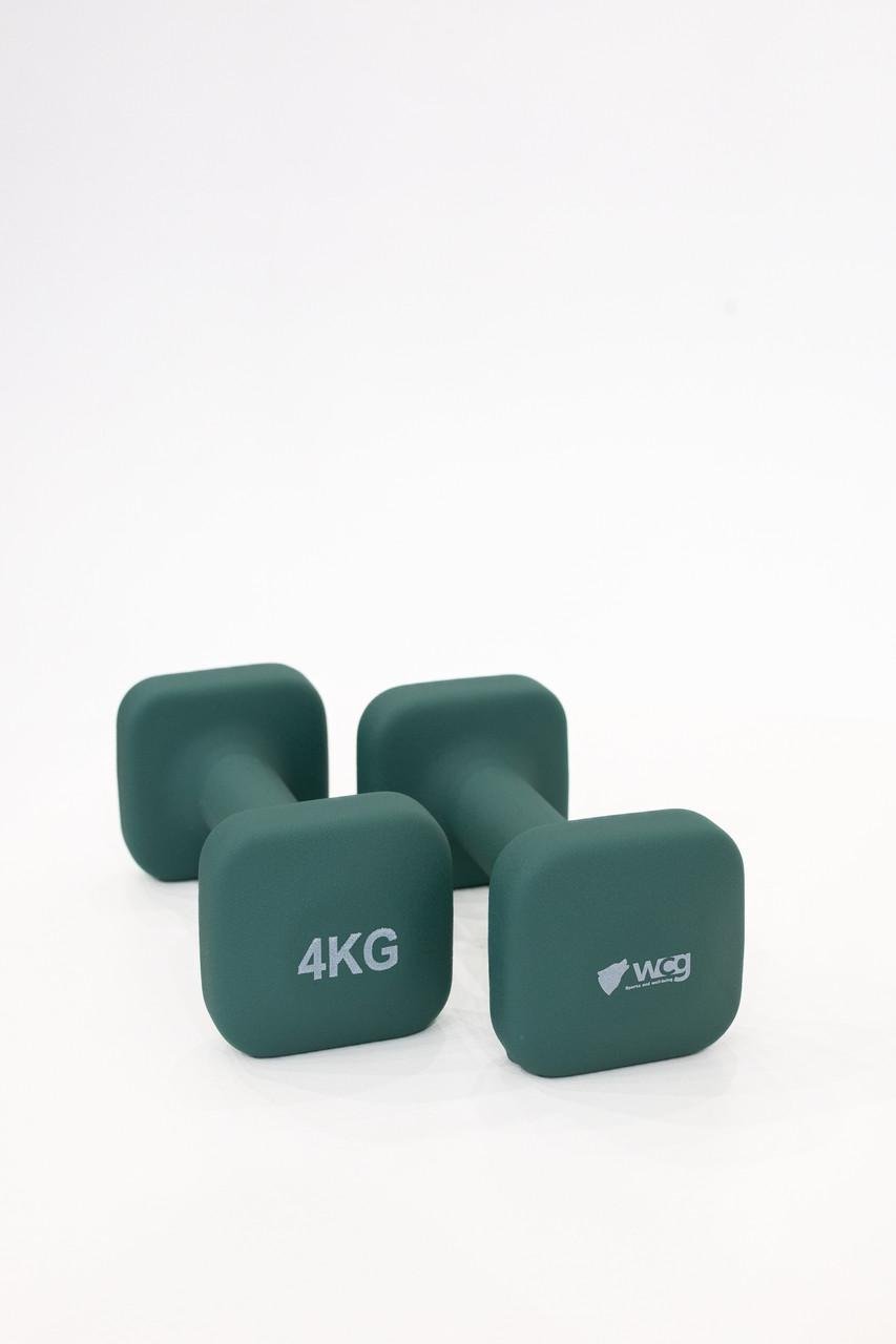 Гантелі для фітнесу WCG Cube 2 шт. 4 кг (W-CUBE4) - фото 1