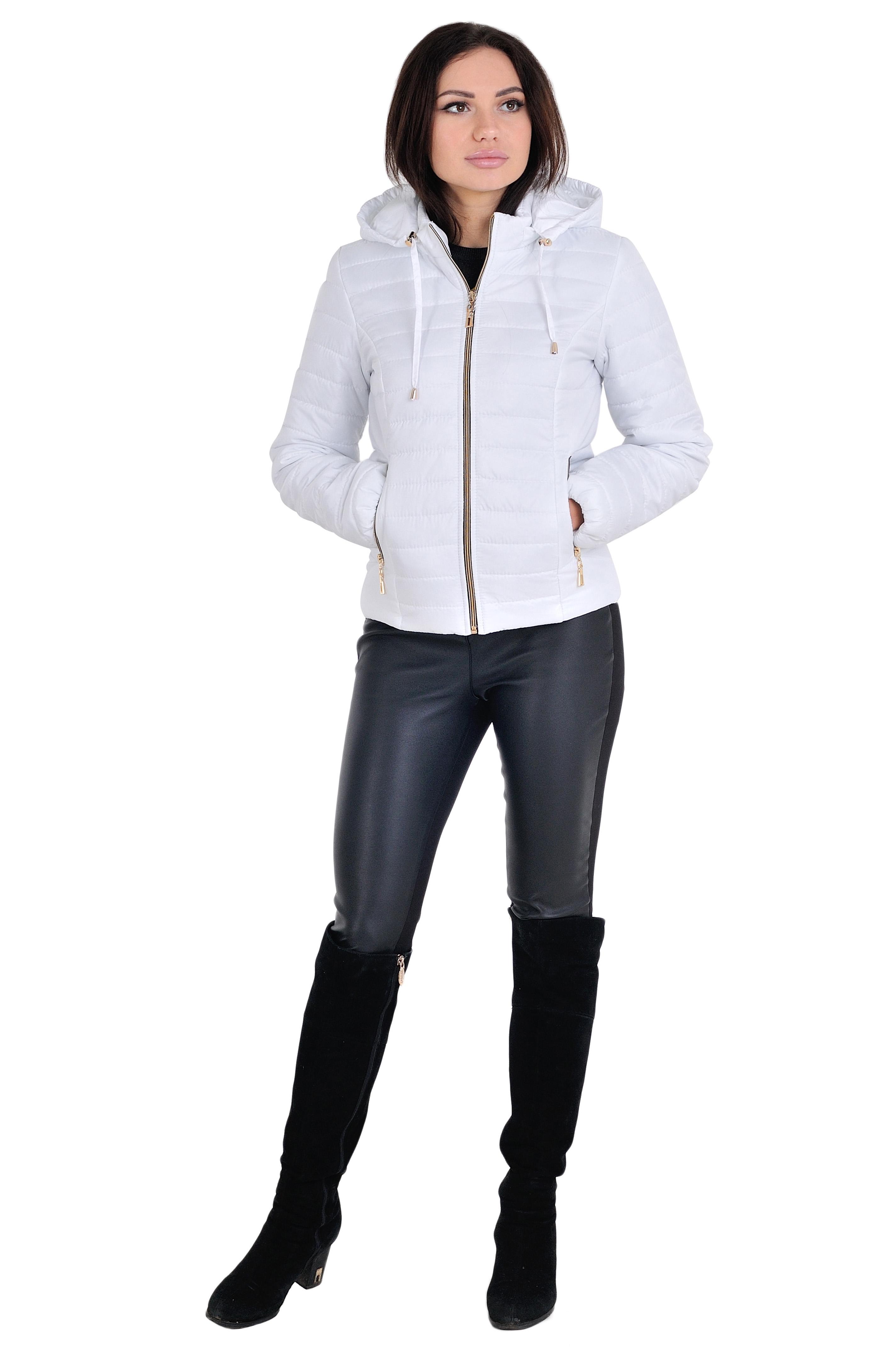 Куртка женская Женевьева р. 58 Белый (0240-мк)