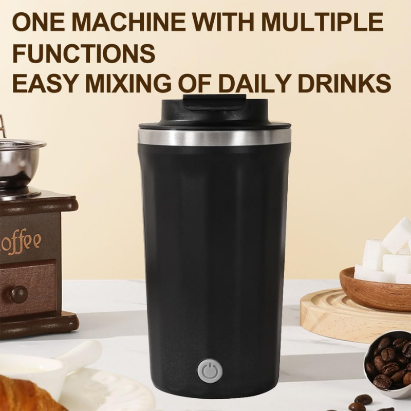 Чашка автоматическая заважка с крышкой для размешивания кофе и чая (2373501319) - фото 7