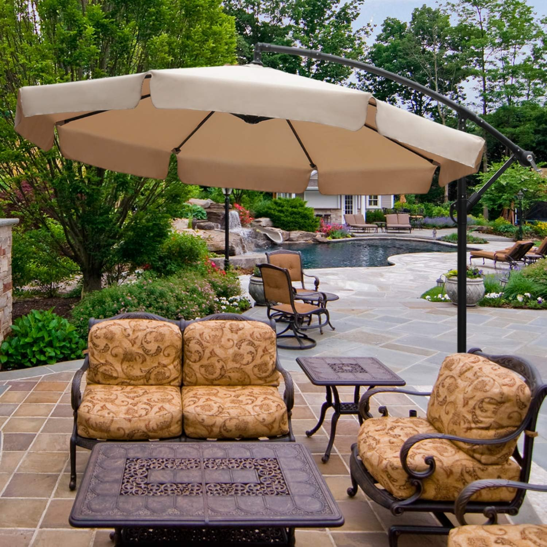 Зонтик садовый Di Volio EMPOLI 300 см Бежевый (2028) - фото 12 Зонтик садовый Di Volio EMPOLI 300 см Бежевый (2028) - фото 12