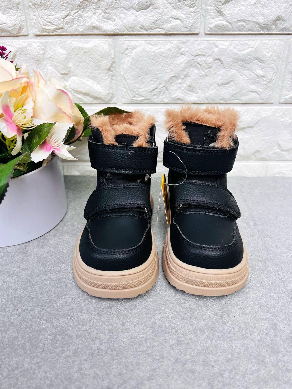 Сапоги для девочки зимние Clibee 1886 р. 23 15 см Черный (1886) - фото 2