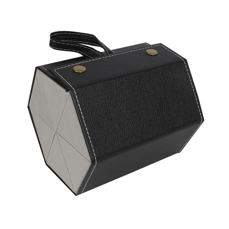 Футляр-органайзер для очков Lesko 6 отделений складной подвесной Черный (2624641378)