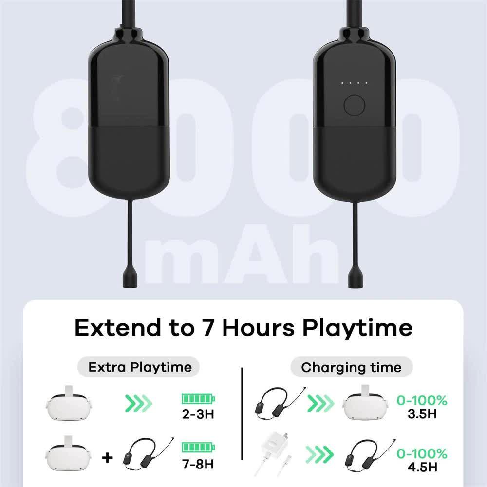 Аккумулятор на шею для Oculus Quest 3/2/1 (ACS-ANSHFOQ2) - фото 7 Аккумулятор на шею для Oculus Quest 3/2/1 (ACS-ANSHFOQ2) - фото 7