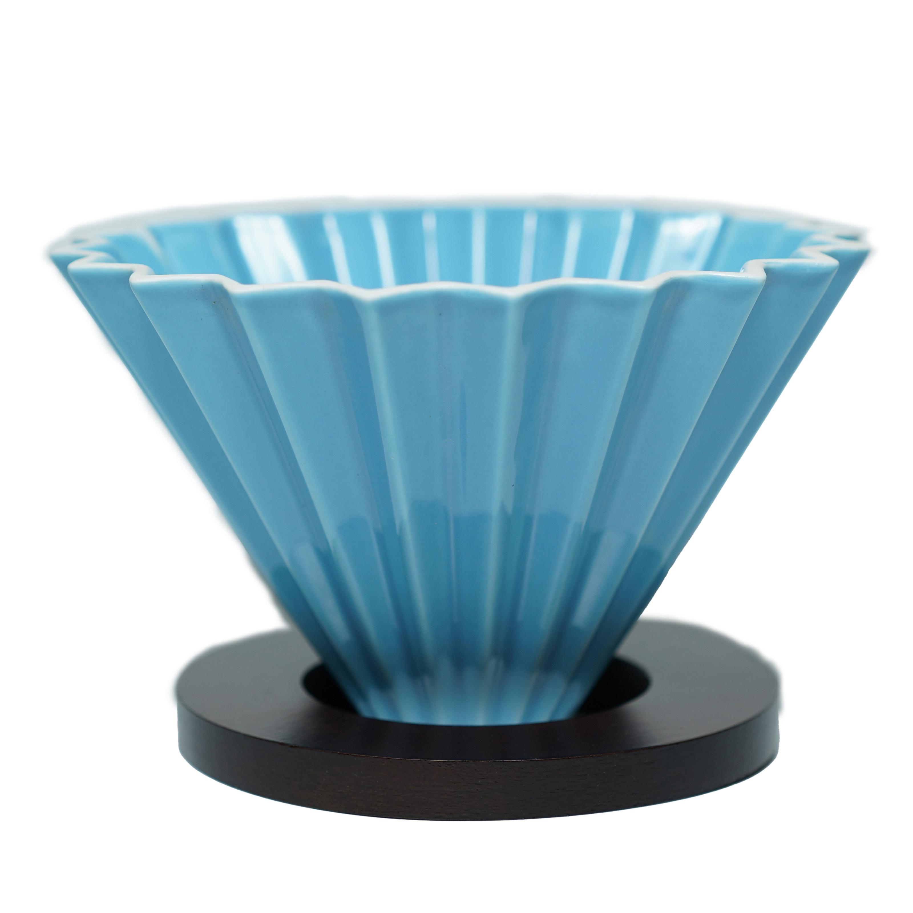 Пуровер керамический оригами V02 Синий (HZPV2CH-B)