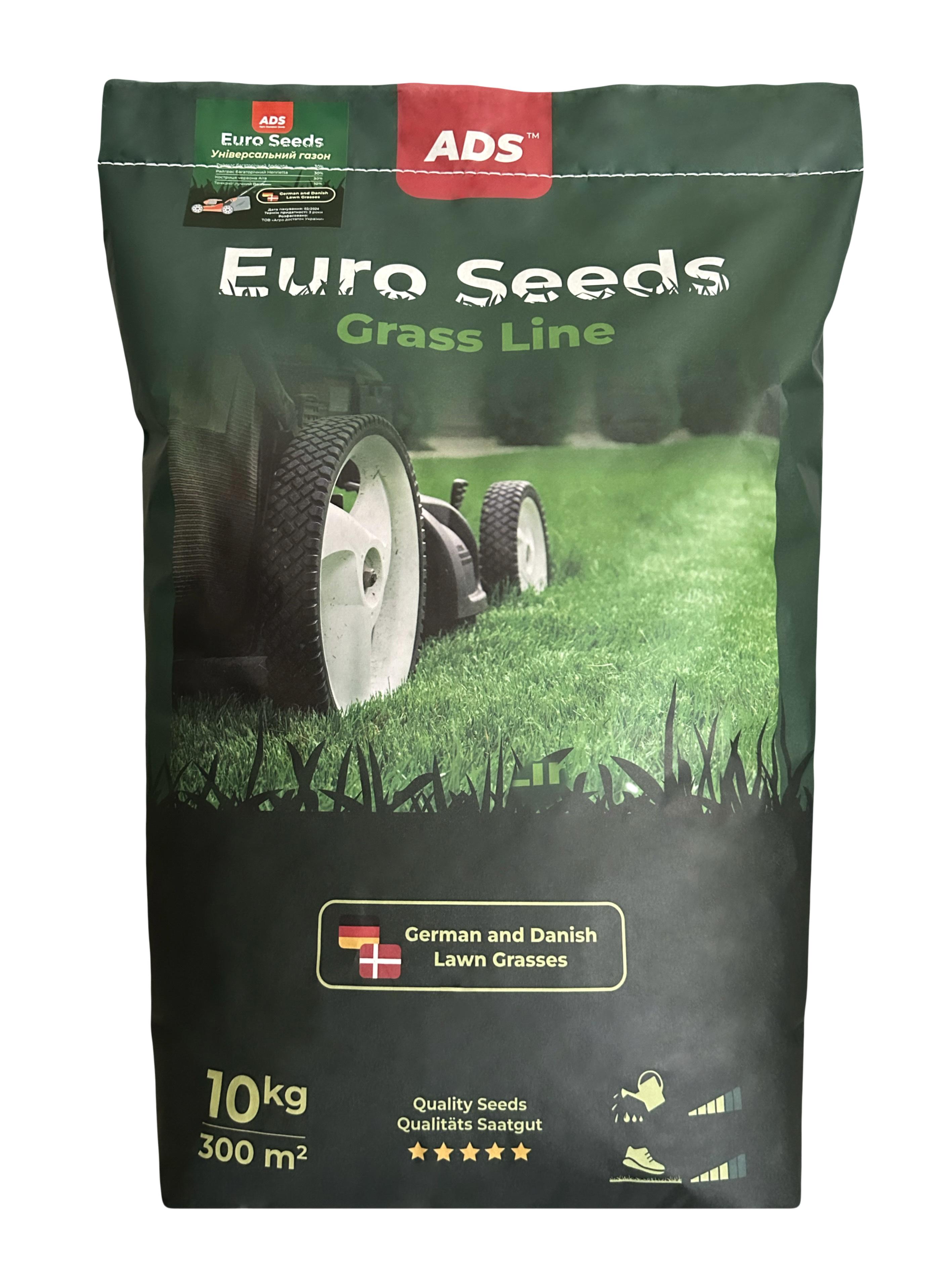Семена для газона универсальный ADS Euro Seeds 10 кг - фото 1 Семена для газона универсальный ADS Euro Seeds 10 кг - фото 1
