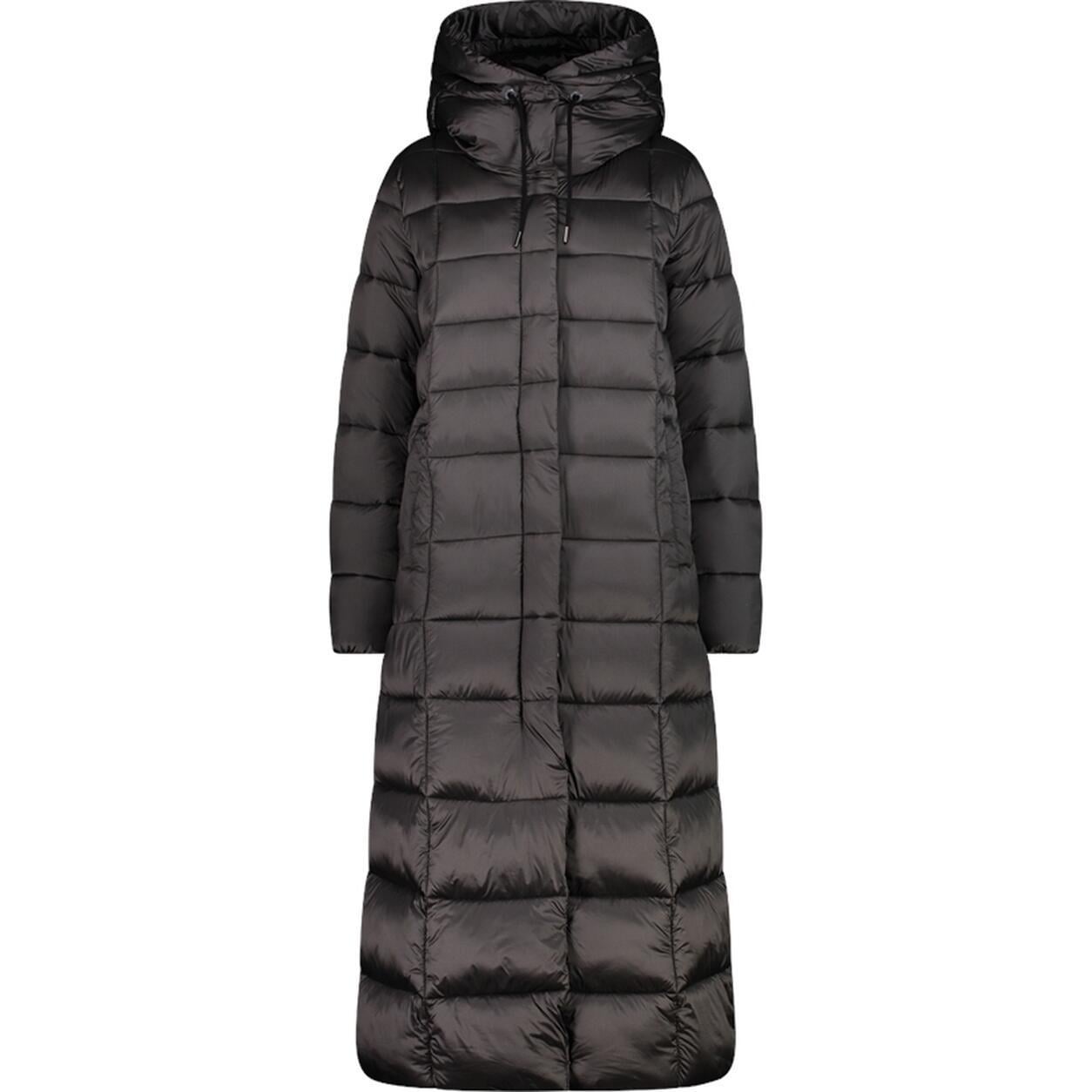 Куртка женская CMP COAT FIX HOOD 2XS Черный (32K3136-E910)