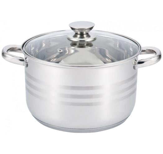 Кастрюля с крышкой Unique UN-5006 нержавеющей стали 4,5 л (6-18-UN5006) - фото 1 Кастрюля с крышкой Unique UN-5006 нержавеющей стали 4,5 л (6-18-UN5006) - фото 1